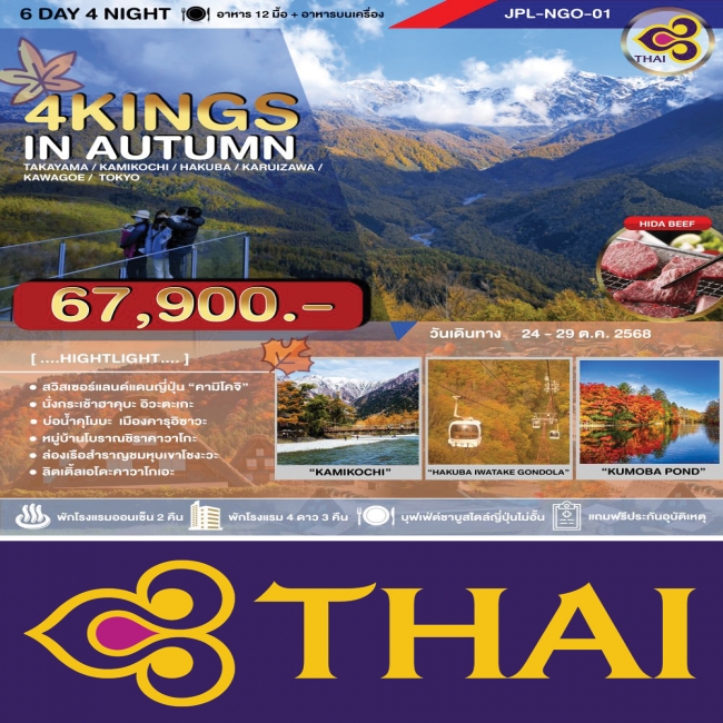 ทัวร์ญี่ปุ่น 4KINGS IN AUTUMN