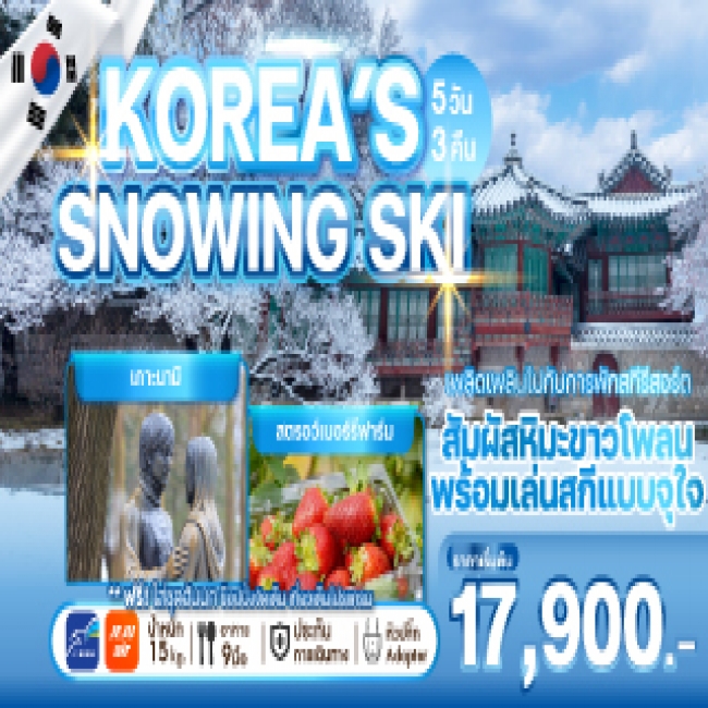 ทัวร์เกาหลี KOREA SNOWING
